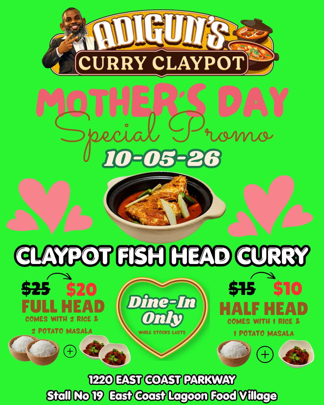 CELEBRATE MOTHER'S DAY WITH ADIGUN CURRY CLAYPOT