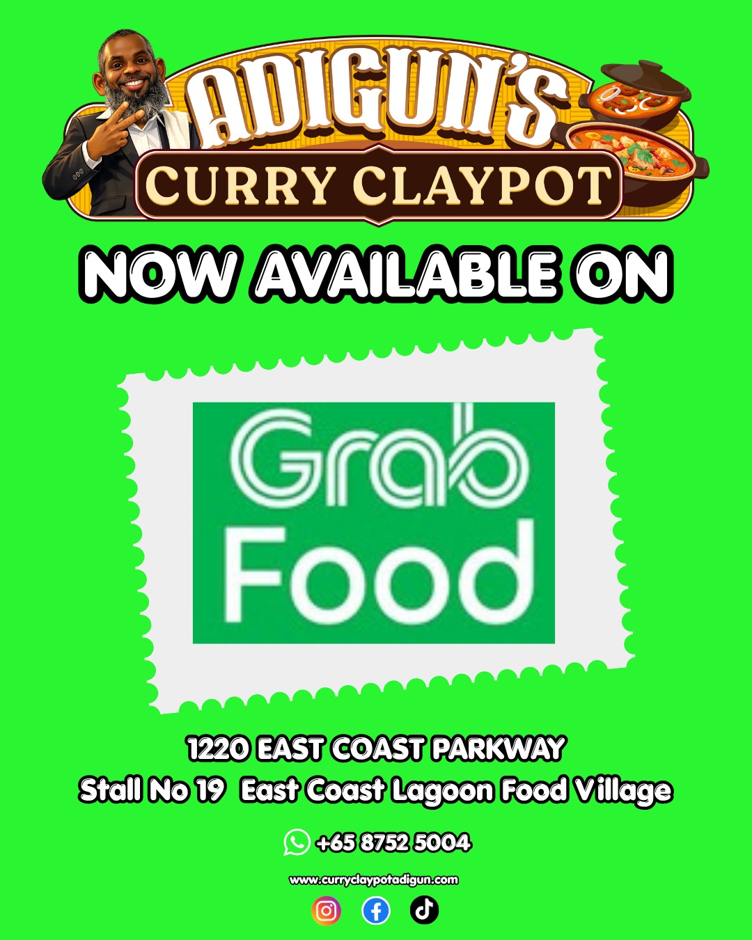 ORDER NOW ON GRAB